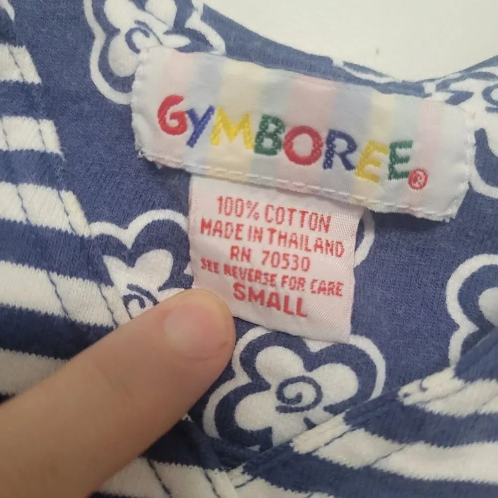Gymboree White and Blue Vest